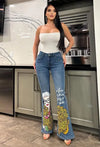 Jeans Flare Gráficos