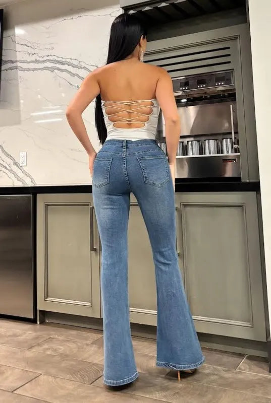 Jeans Flare Gráficos