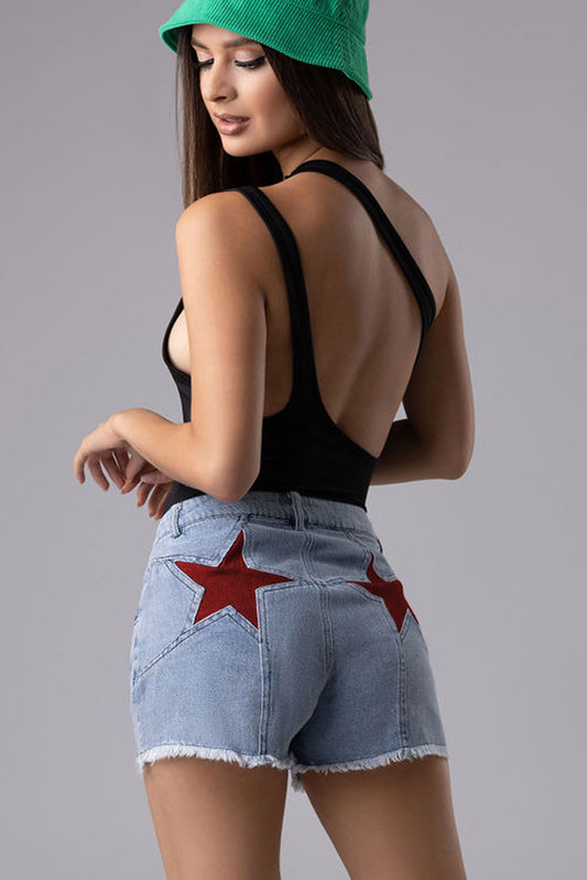 Red Star Shorts
